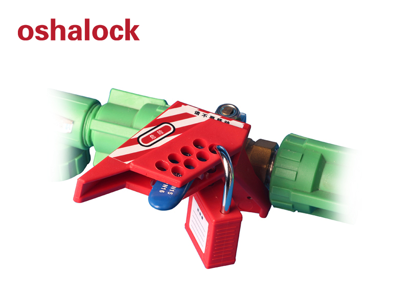 Plastic Wedge-Style Ball Valve Lockout
